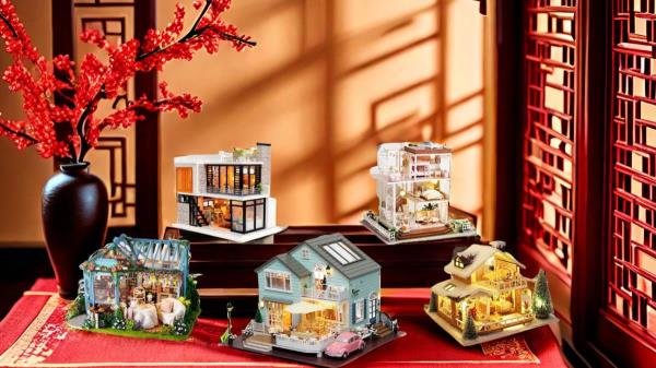 Wishly 1 to 24 Scale DIY Miniature Dollhouses