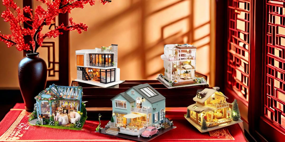 Wishly 1 to 24 Scale DIY Miniature Dollhouses