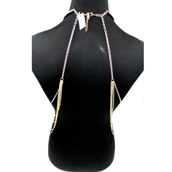 Bohemian Gold Collar Tassel Body Chain