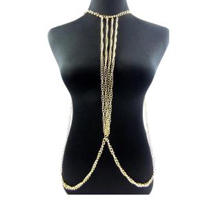 Elastic Multi Tassel Silver Pendant Thigh Leg Chain