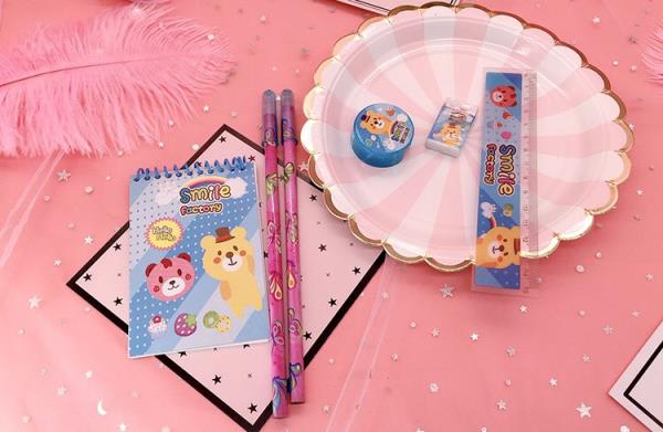 Cartoon Animal Stationery Set