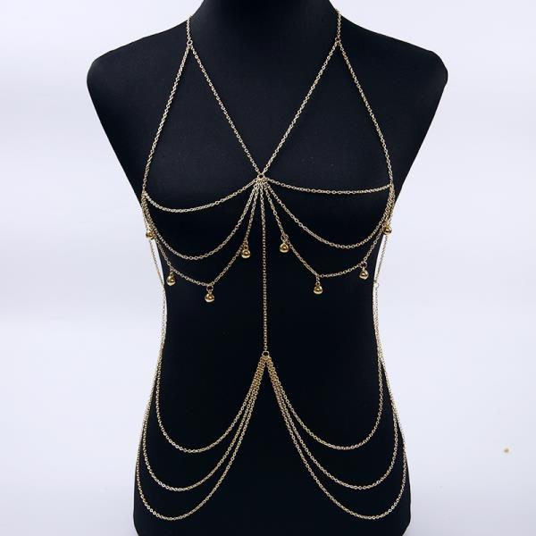 Bohemian Gold Beads Bikini Chain