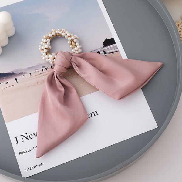 Fairy Satin Pearl Hair Tie