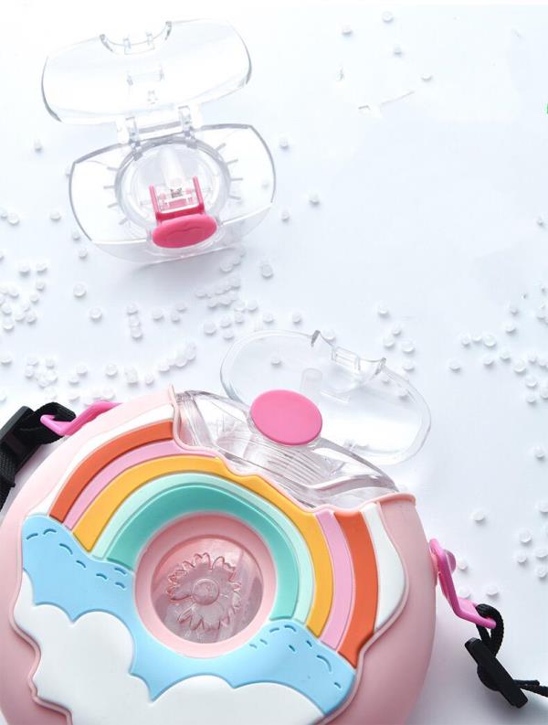 Donut Round Sippy Water Bottle