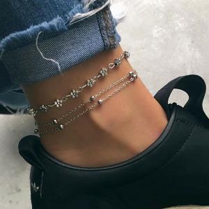 Sequins Heart Anklet