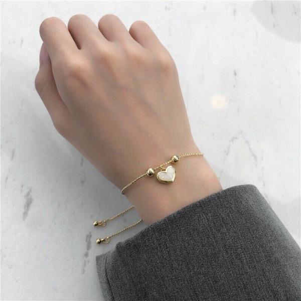 Stunning Gold Love Heart Bracelet