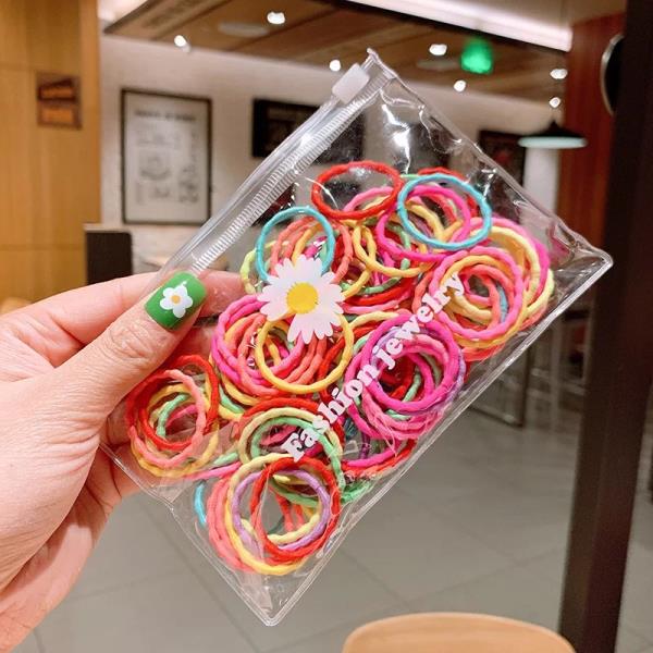 Multicolour Elastic Hair Ties