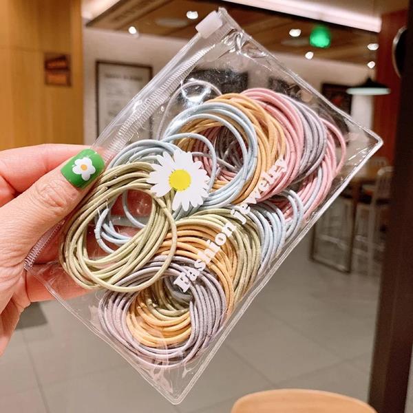 Multicolour Elastic Hair Ties