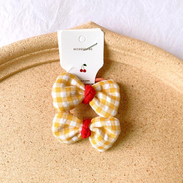 Tartan Bow Hair Ties