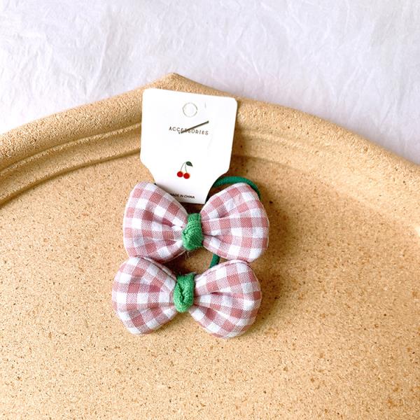 Tartan Bow Hair Ties