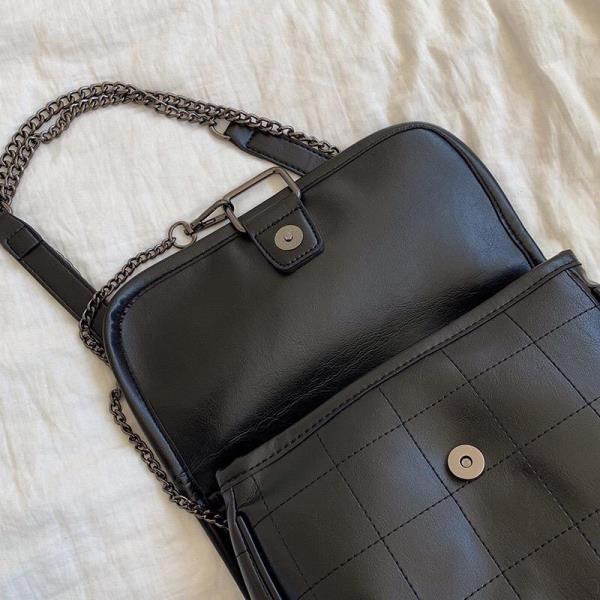  Black Flap Crossbody Chain Bag