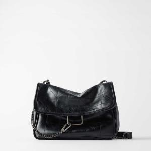  Black Flap Crossbody Chain Bag