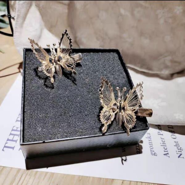 Hollow Spring Wings Butterfly Hair Pin