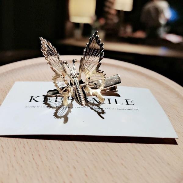 Hollow Spring Wings Butterfly Hair Pin