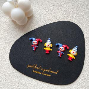 Cartoon Circus Clown Studs