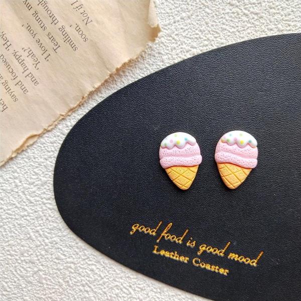 Cartoon Resin Dessert Earrings