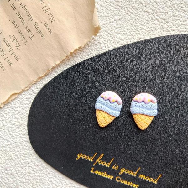 Cartoon Resin Dessert Earrings