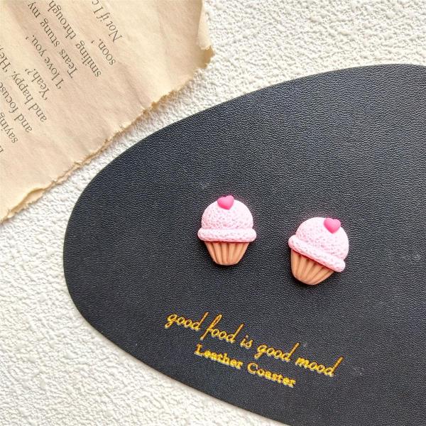 Cartoon Resin Dessert Earrings