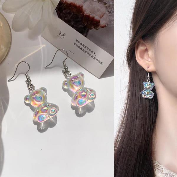 Cartoon Jelly Bear Dangle Earrings