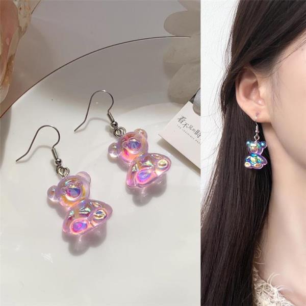 Cartoon Jelly Bear Dangle Earrings