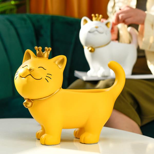 Cat King Fruit Snack Decoration Bowl