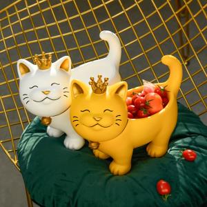 Cat King Fruit Snack Decoration Bowl