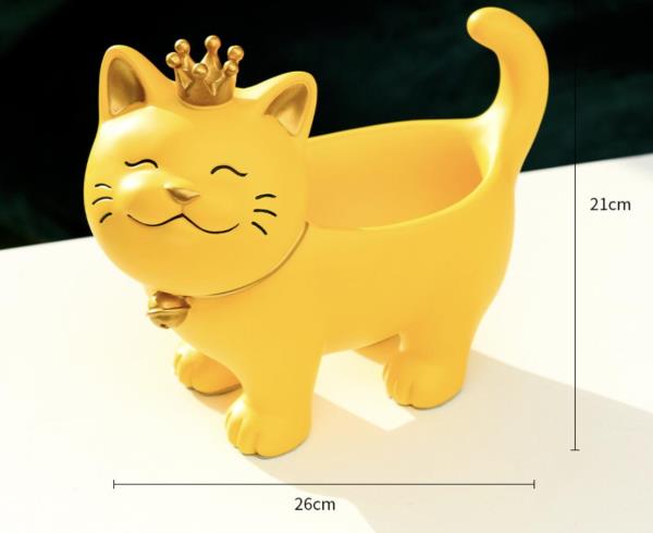 Cat King Fruit Snack Decoration Bowl