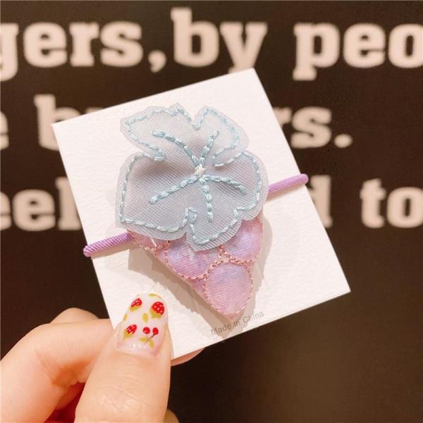 Pearlescent Lace Fruit Hair Tie