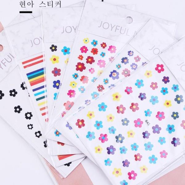 Flower Decal Transfer Nail Stickers