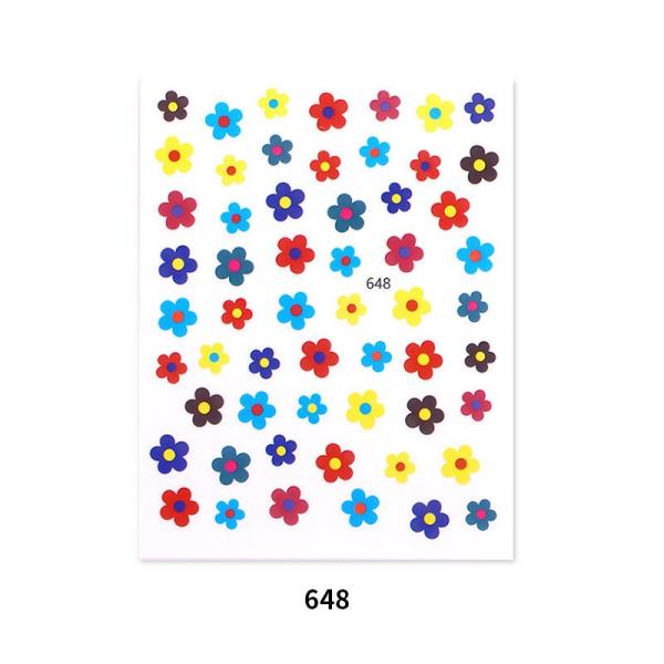 Flower Decal Transfer Nail Stickers