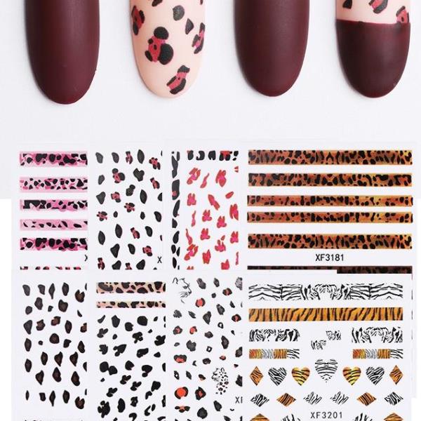 Leopard Print Transfer Nail Stickers