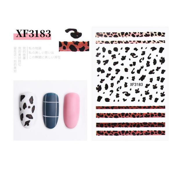 Leopard Print Transfer Nail Stickers