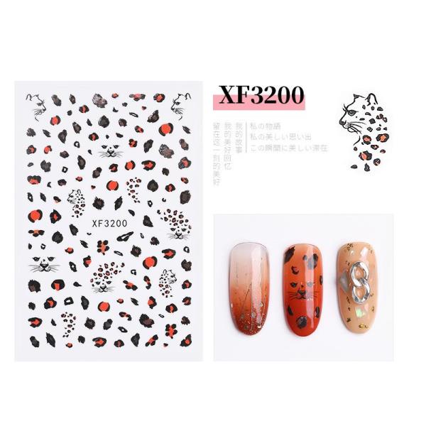 Leopard Print Transfer Nail Stickers