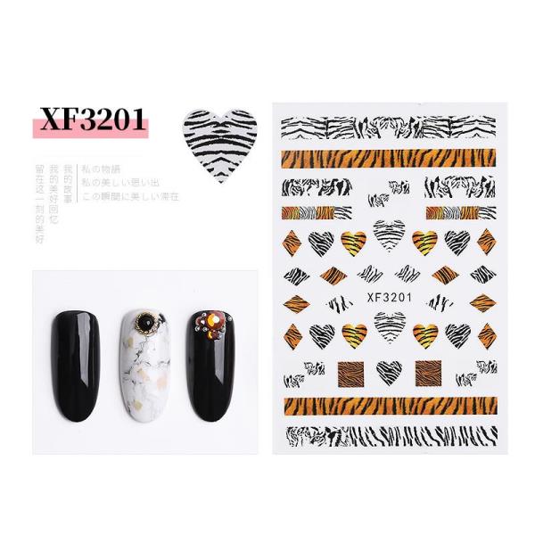 Leopard Print Transfer Nail Stickers