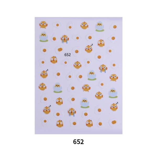 Cartoon Fruit Transfer Nail Stickers