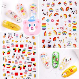 Cartoon Fruit Transfer Nail Stickers