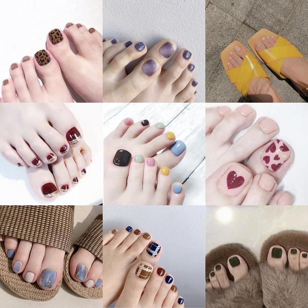 Self-adhesive Fashion Nail Toenail Stickers Set