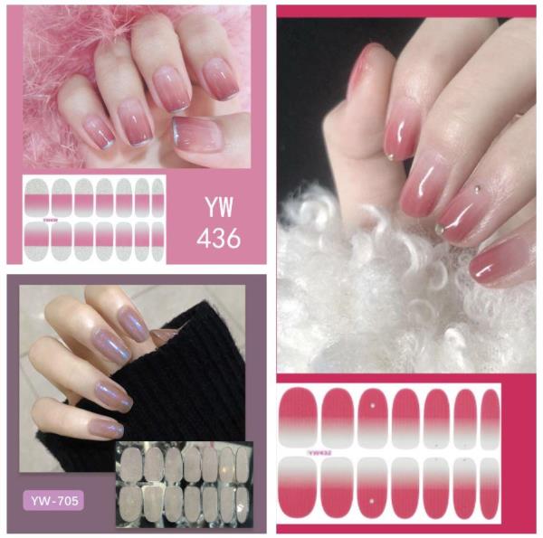 Self-adhesive Fashion Nail Stickers Set