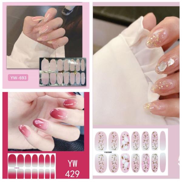 Self-adhesive Fashion Nail Stickers Set