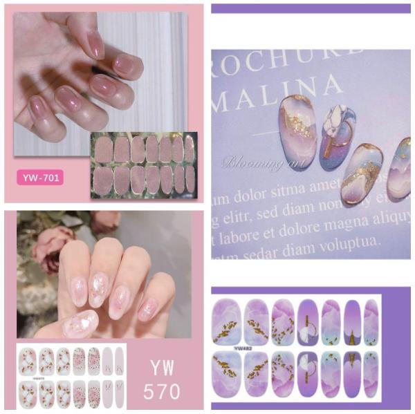 Self-adhesive Fashion Nail Stickers Set