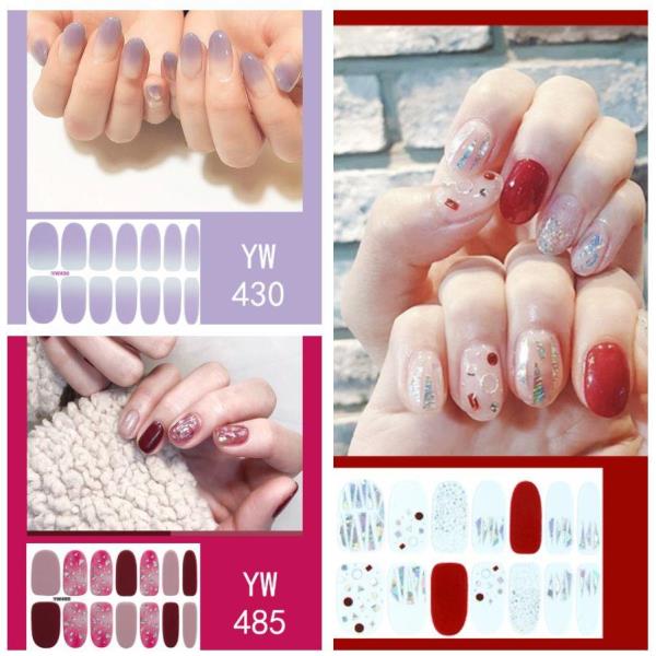 Self-adhesive Fashion Nail Stickers Set