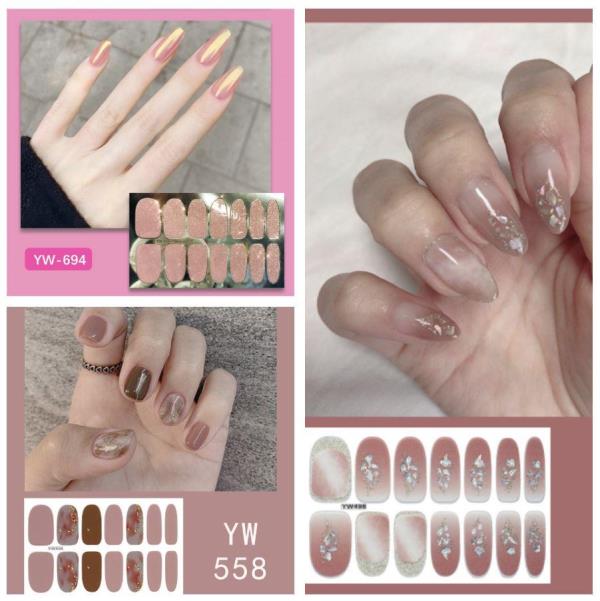 Self-adhesive Fashion Nail Stickers Set