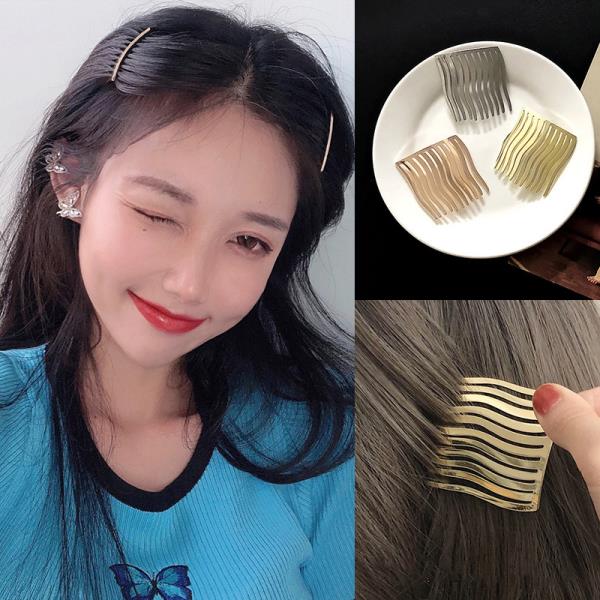 2 Multicolour Hair Bangs Combs