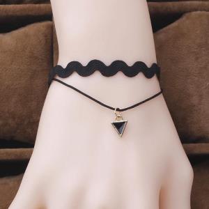 Gothic Hollow Shell Ring Bracelet