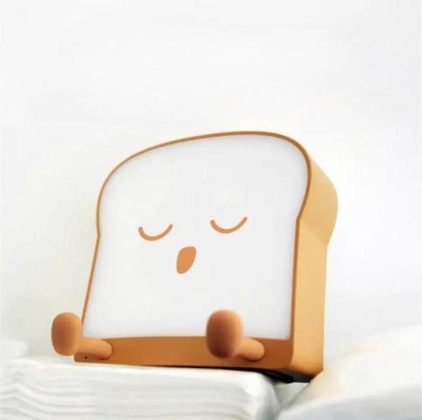 LED Toast Bread Night Lamp Light