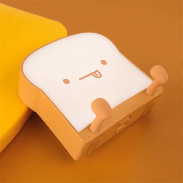 LED Toast Bread Night Lamp Light