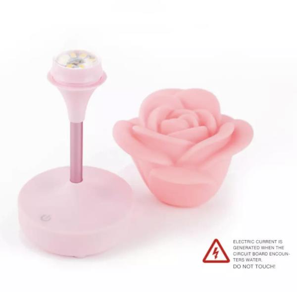 Rose Flower Led Night Lamp Light