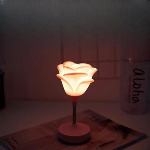 Rose Flower Led Night Lamp Light