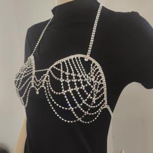 Simple Rhinestone Thigh Chain