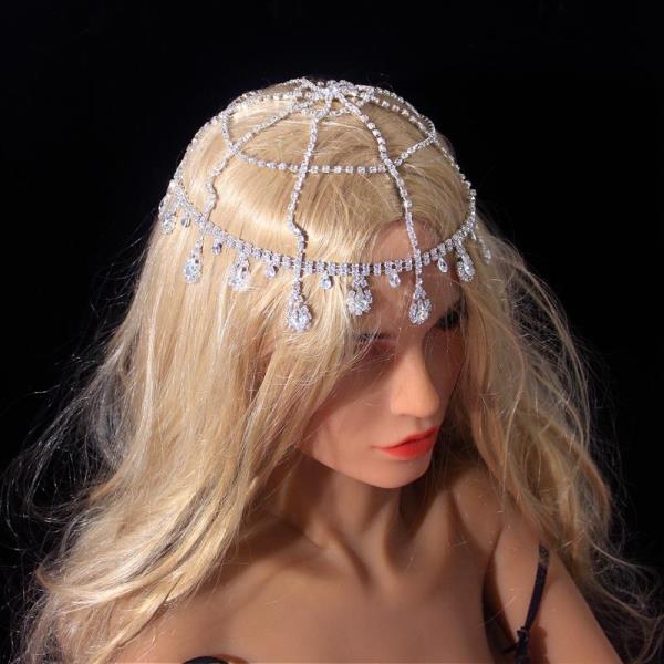 Rhinestone Party Performance Head Chain